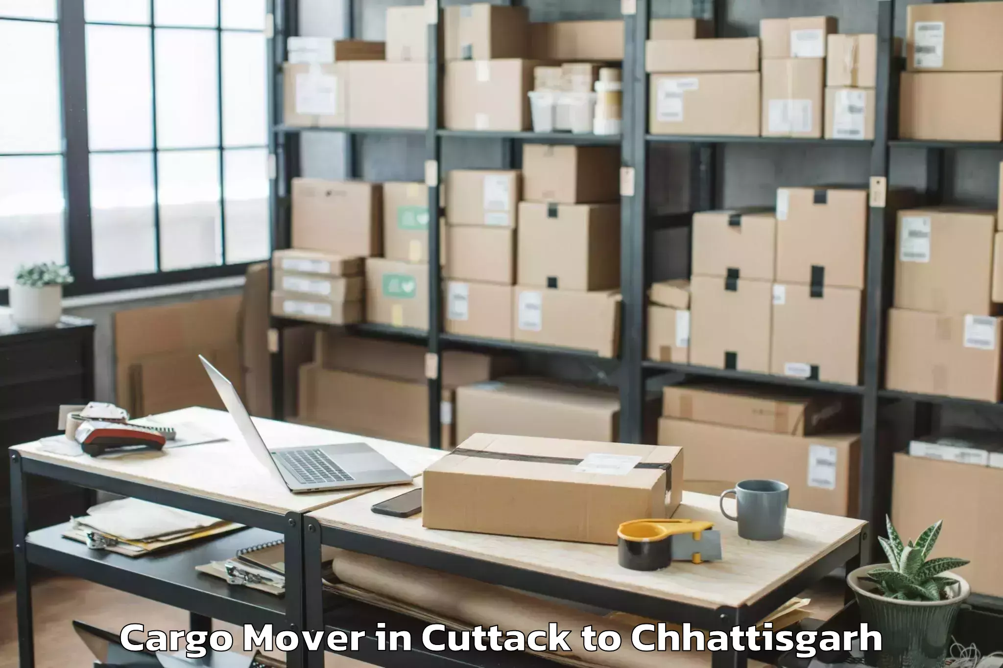 Cuttack to Kharora Cargo Mover Booking